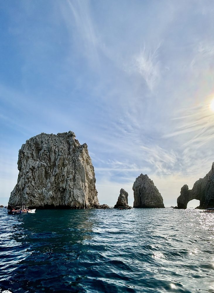 El Arco and the coastline of Cabo San Lucas